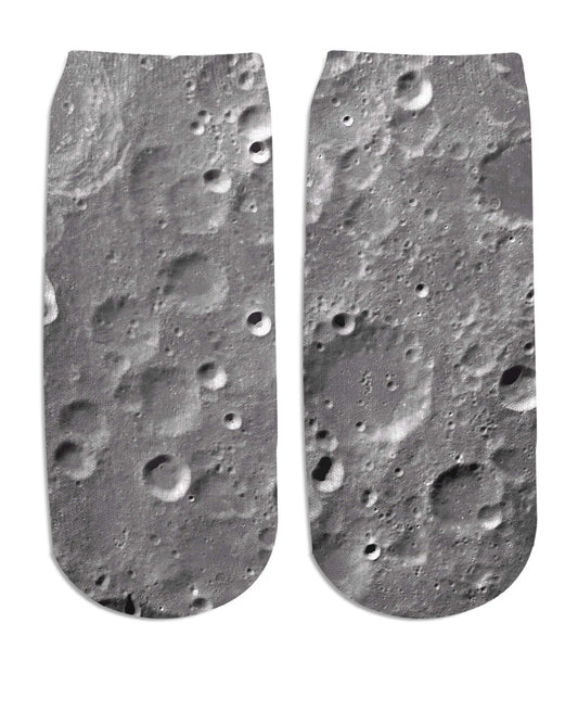 Moon Surface Ankle Socks