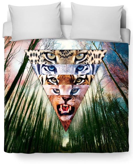 Wild Cats Duvet Cover Set