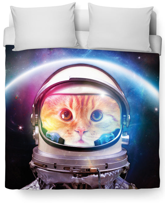 Space Cat Duvet Cover Set