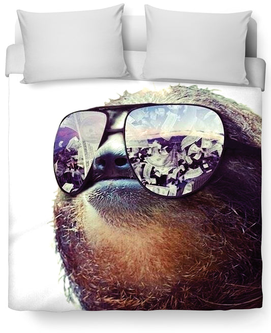 Sloth Swag Duvet Cover Set