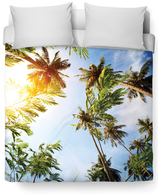 Palm Trees Duvet Cover Set
