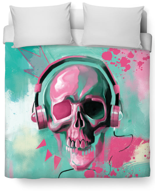 Skull Candy Duvet Cover Set