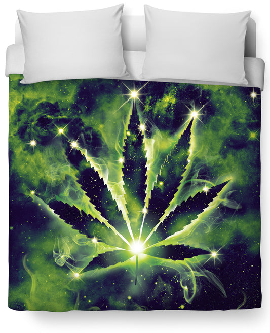 Weed Constellation Duvet Cover Set