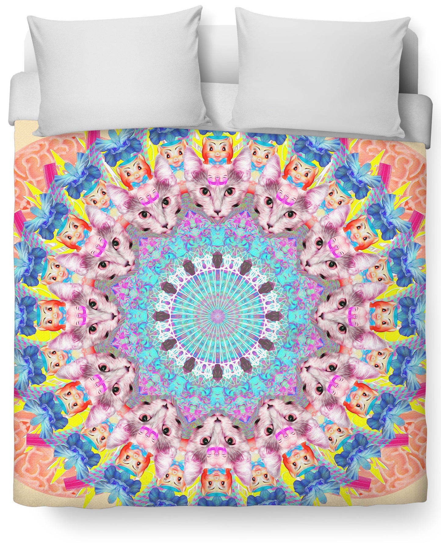 Past Life Mandala Duvet Cover