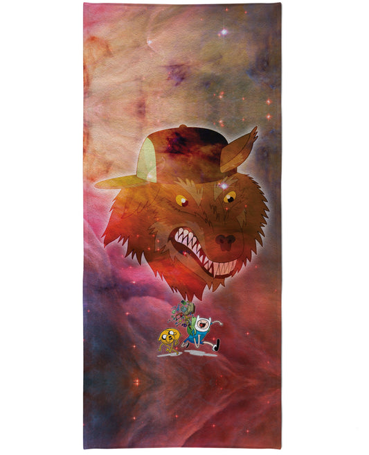 Adventure Time Party God Beach Towel