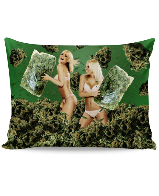 420 Pillow Fight Pillow Case