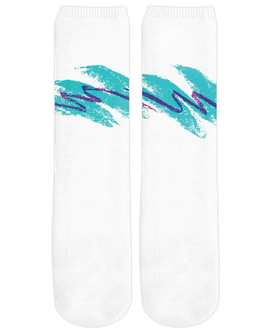 Paper Cup Crew Socks