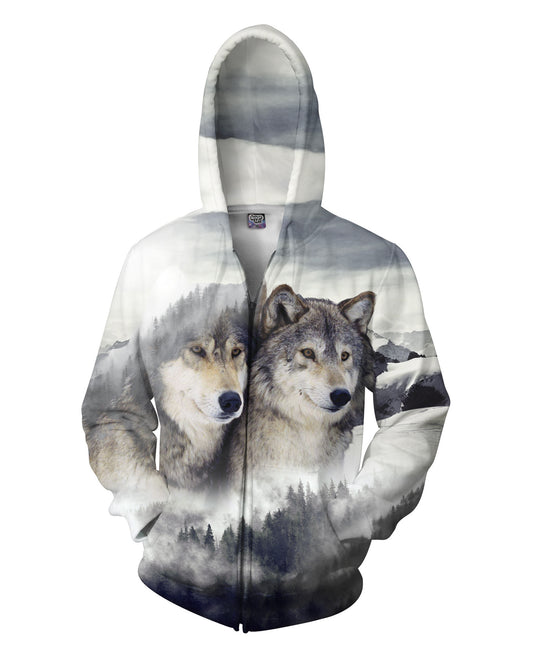 Wolf Ridge Zip-Up Hoodie