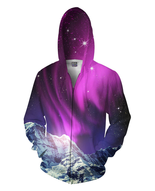 Aurora Lights Zip-Up Hoodie