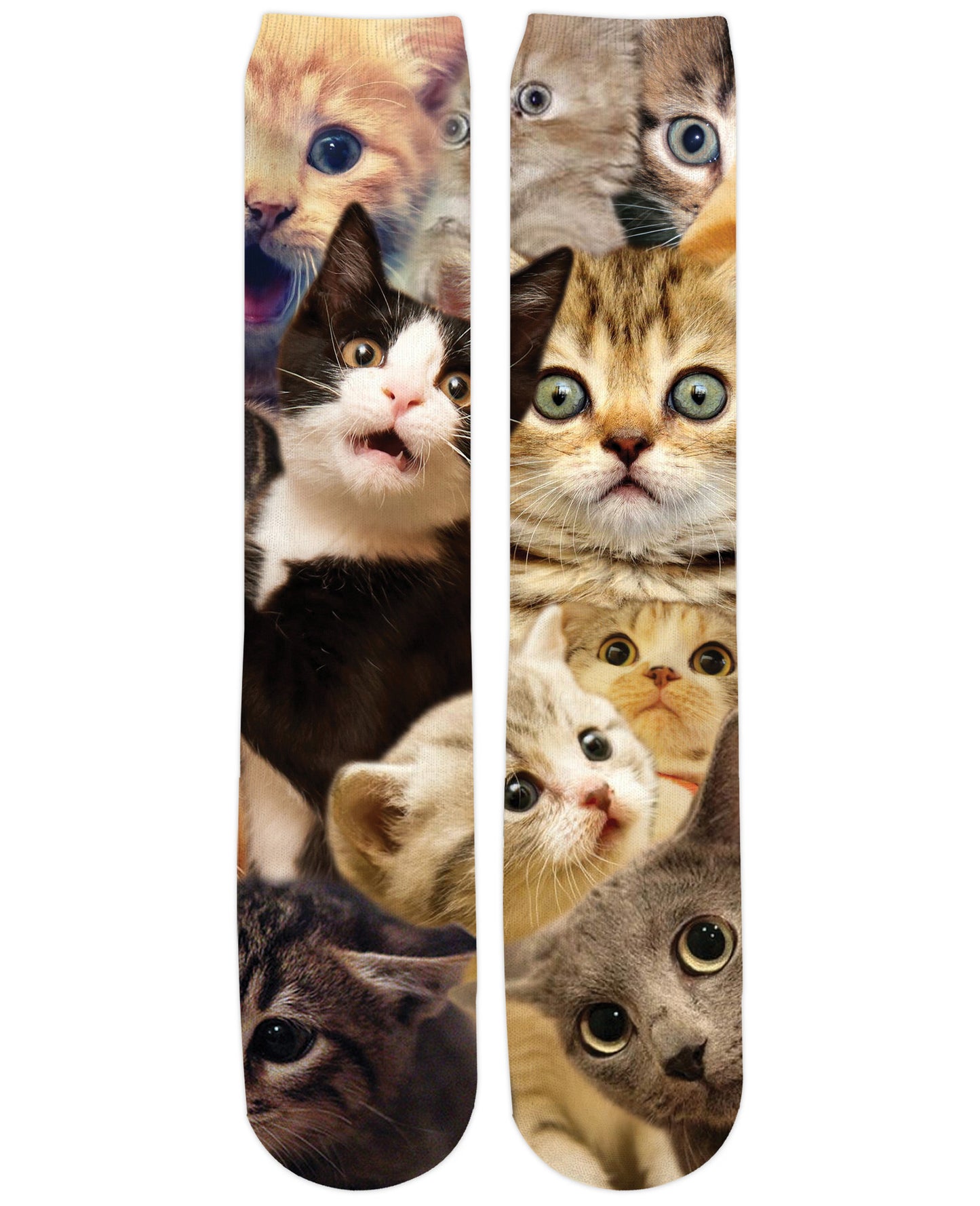 Surprised Cats Knee-High Socks