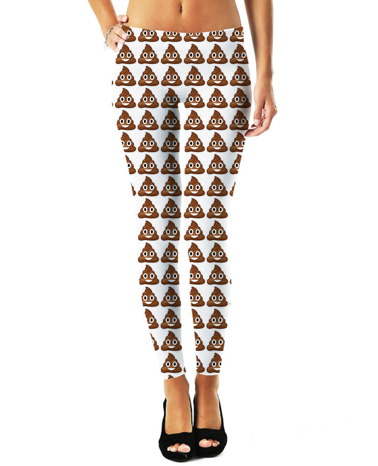 Poop Emoji Leggings