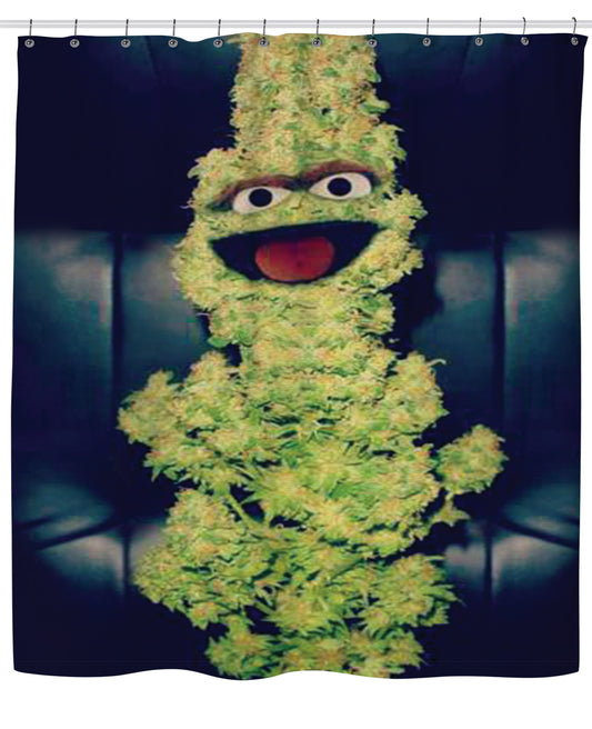 Oscar the Nug 420 Shower Curtain
