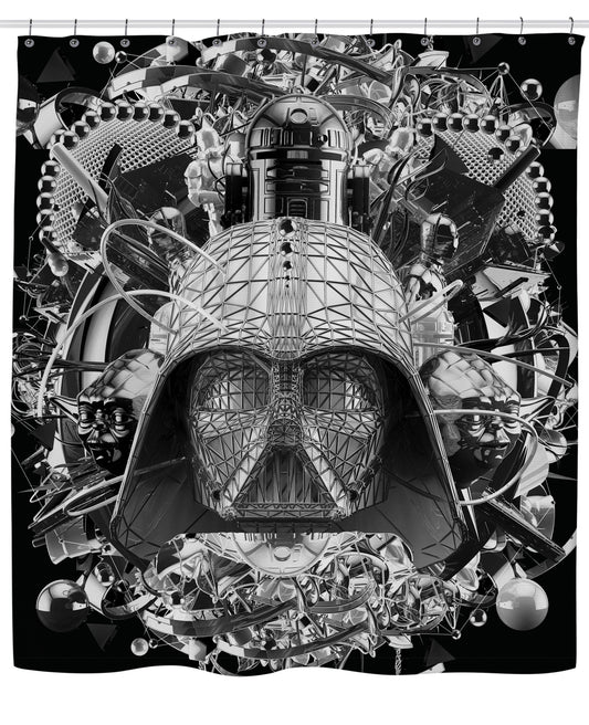 Star Wars B&W Shower Curtain