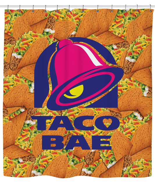 Taco Bae Shower Curtain
