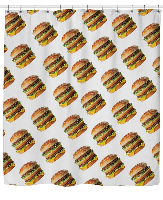 Big Mac Burger Shower Curtain