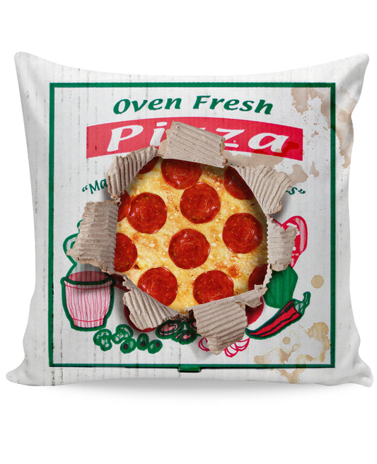 Leftover Pizza Box Couch Pillow