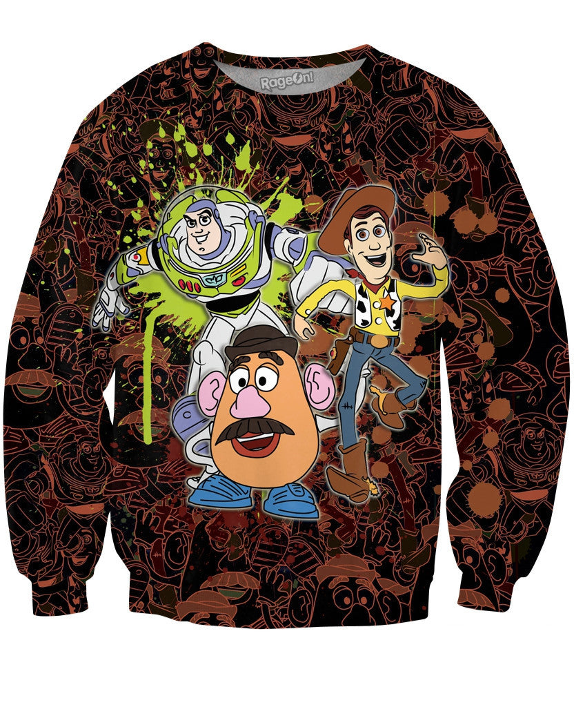 Toy Story Splatter Crewneck Sweatshirt