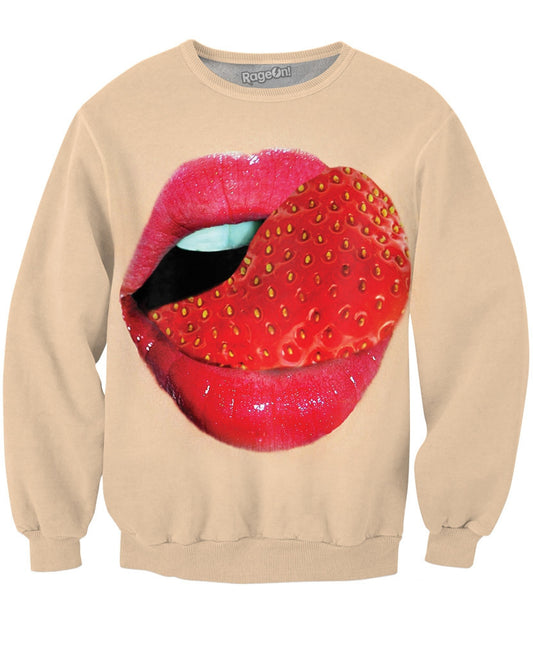 Strawberry Tongue Crewneck Sweatshirt