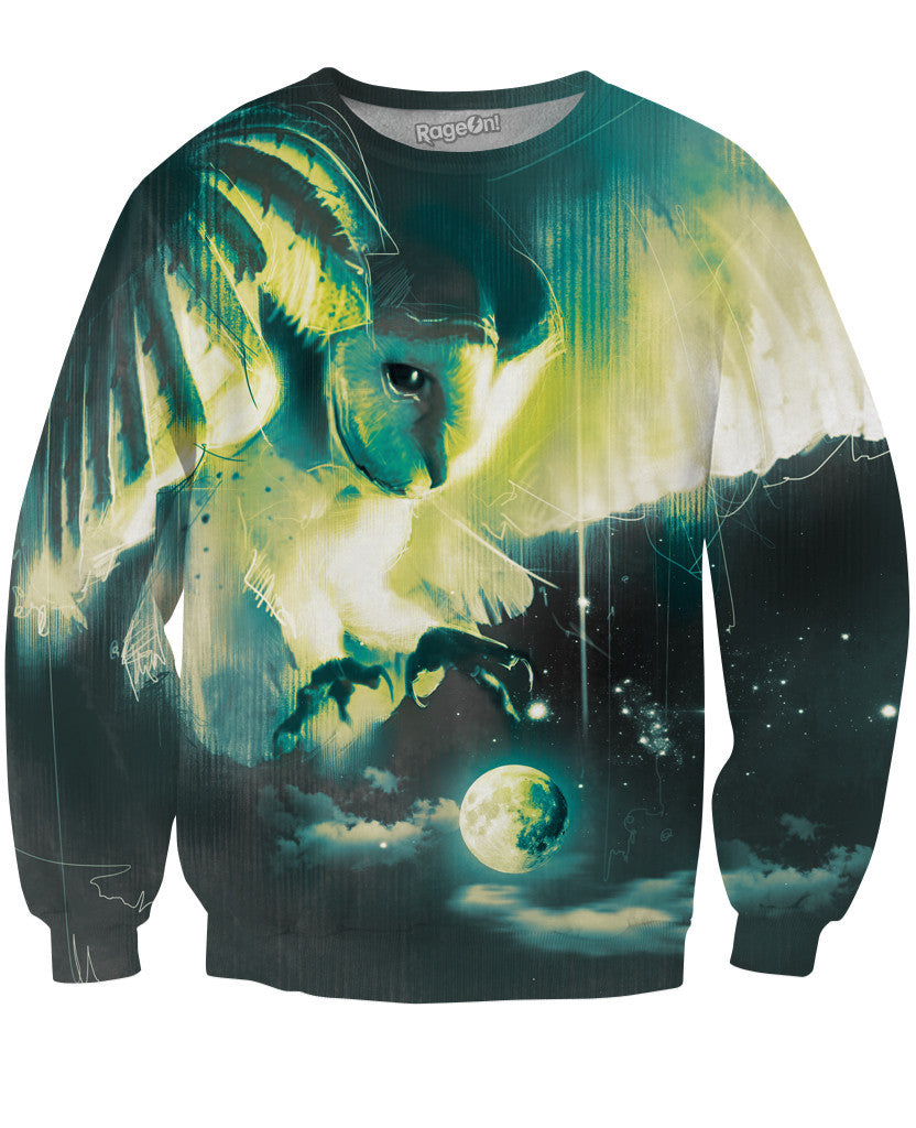 Space Owl Crewneck Sweatshirt