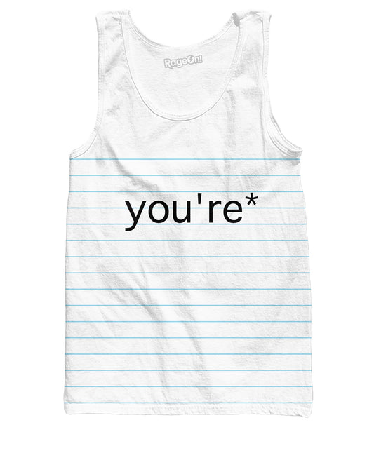 Good Grammar You're* Tank Top