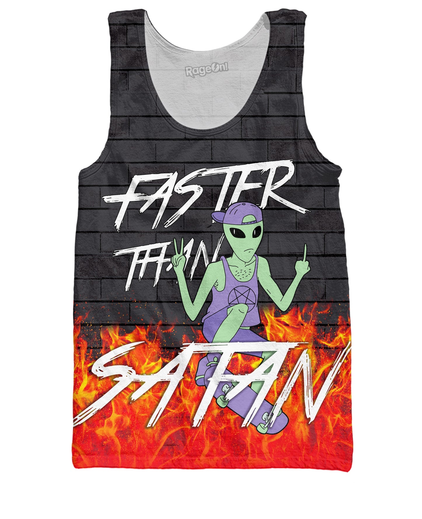 Faster Than Satan Tank Top
