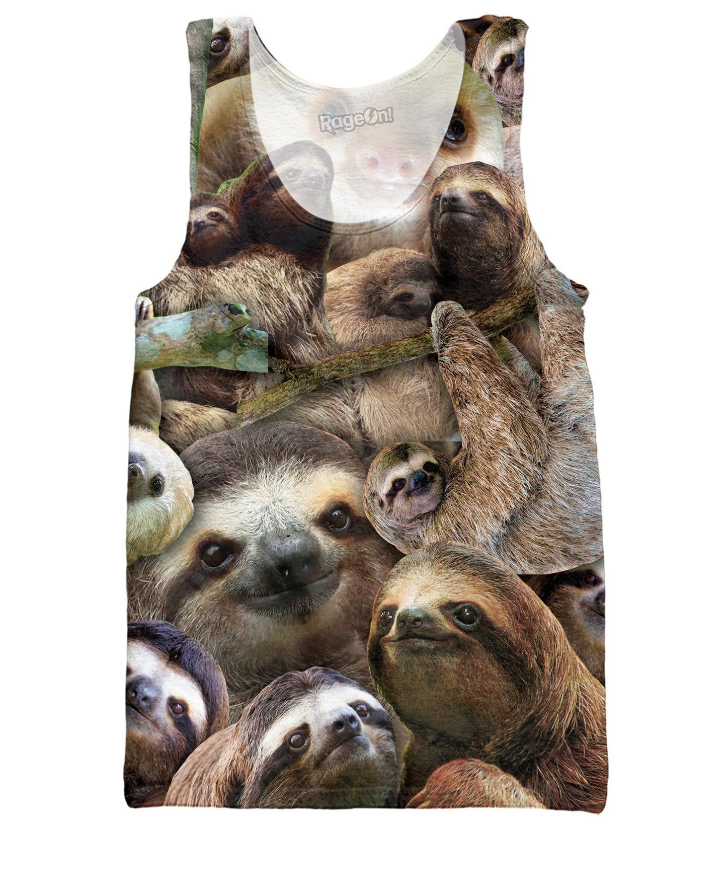 Sloth Collage Tank Top
