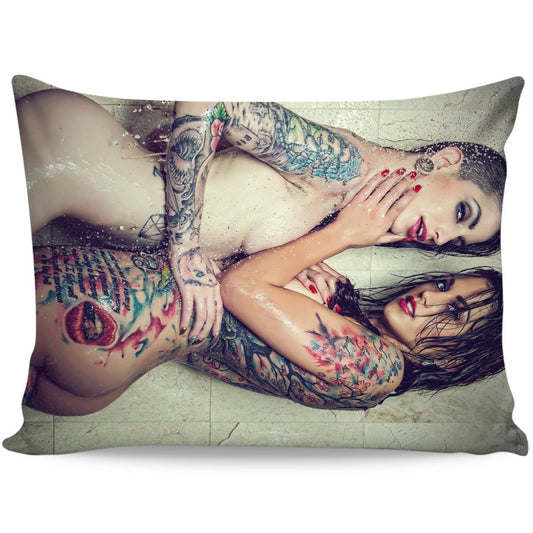 Nikki Nichole Choking Sheena Rose Pillow Case