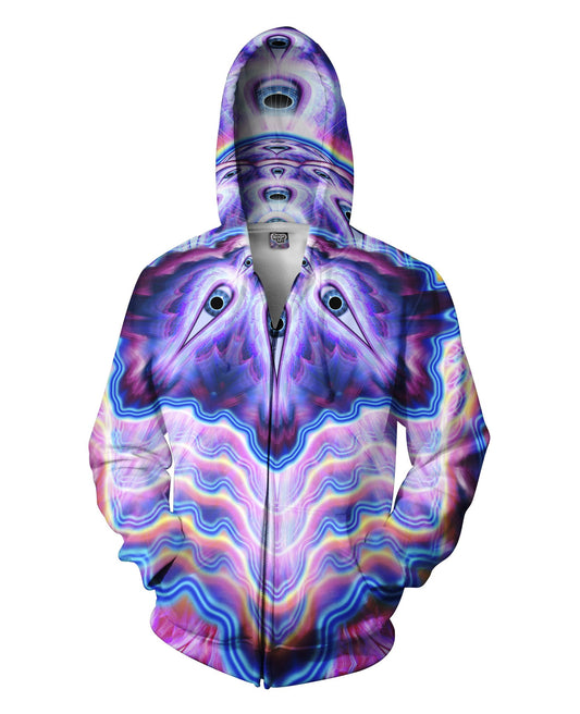 Layers of Vision Zip-Up Hoodie