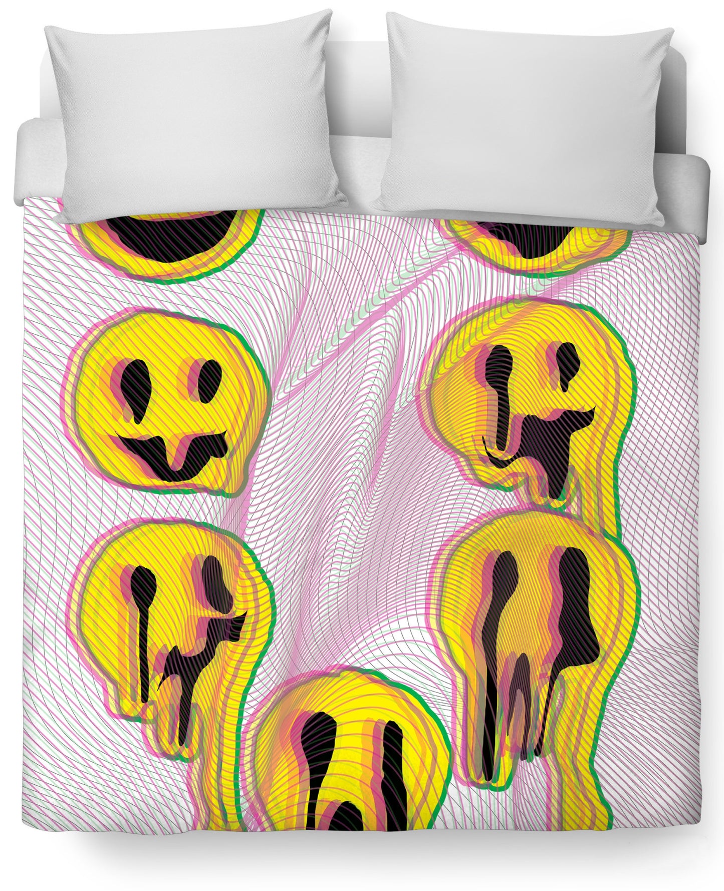 Wax Smile Duvet Cover