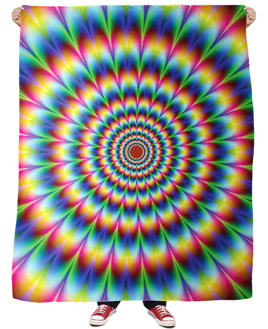 Into the Rainbow Fleece Blanket