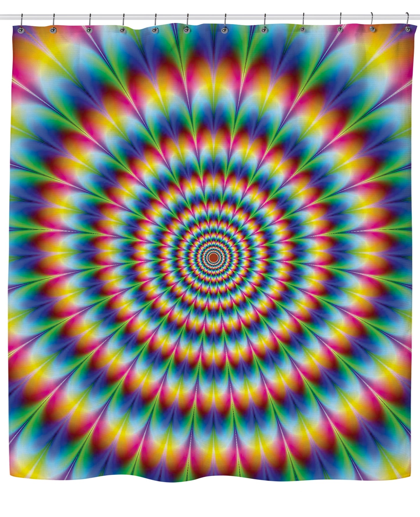 Into the Rainbow Shower Curtain