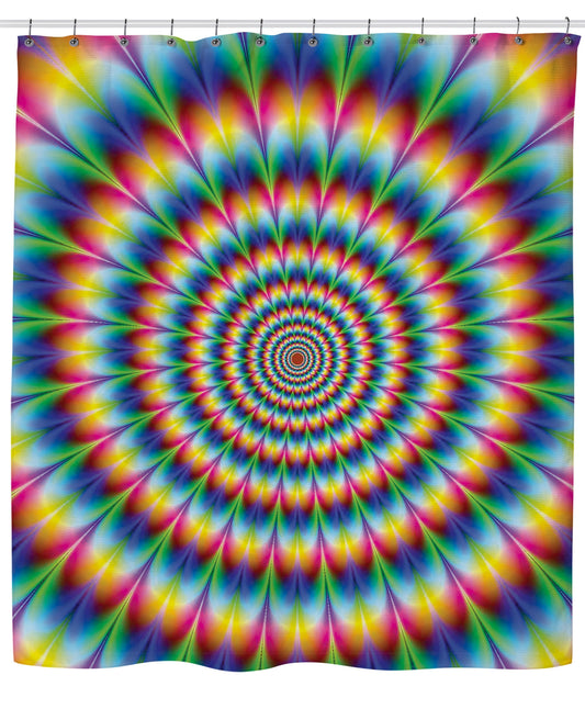 Into the Rainbow Shower Curtain