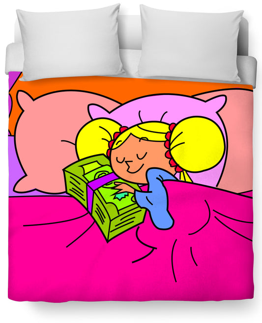 Sleeping With Money Duvet Cover Set