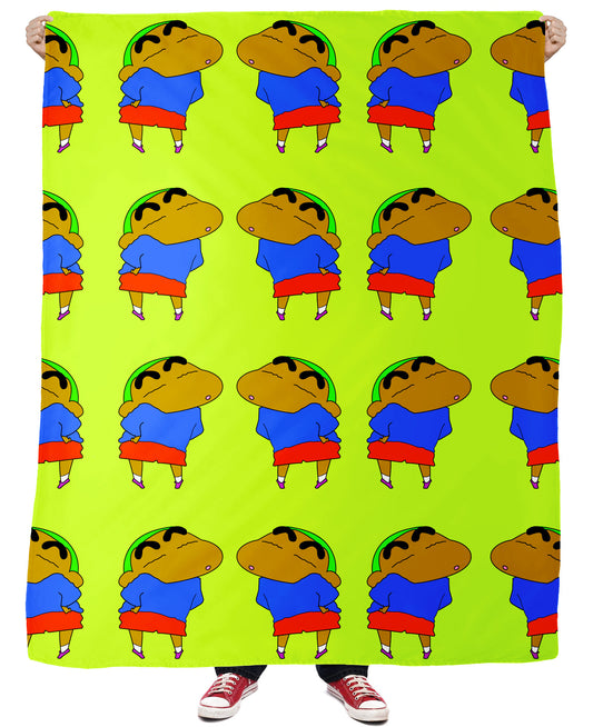Shin Chan Fleece Blanket
