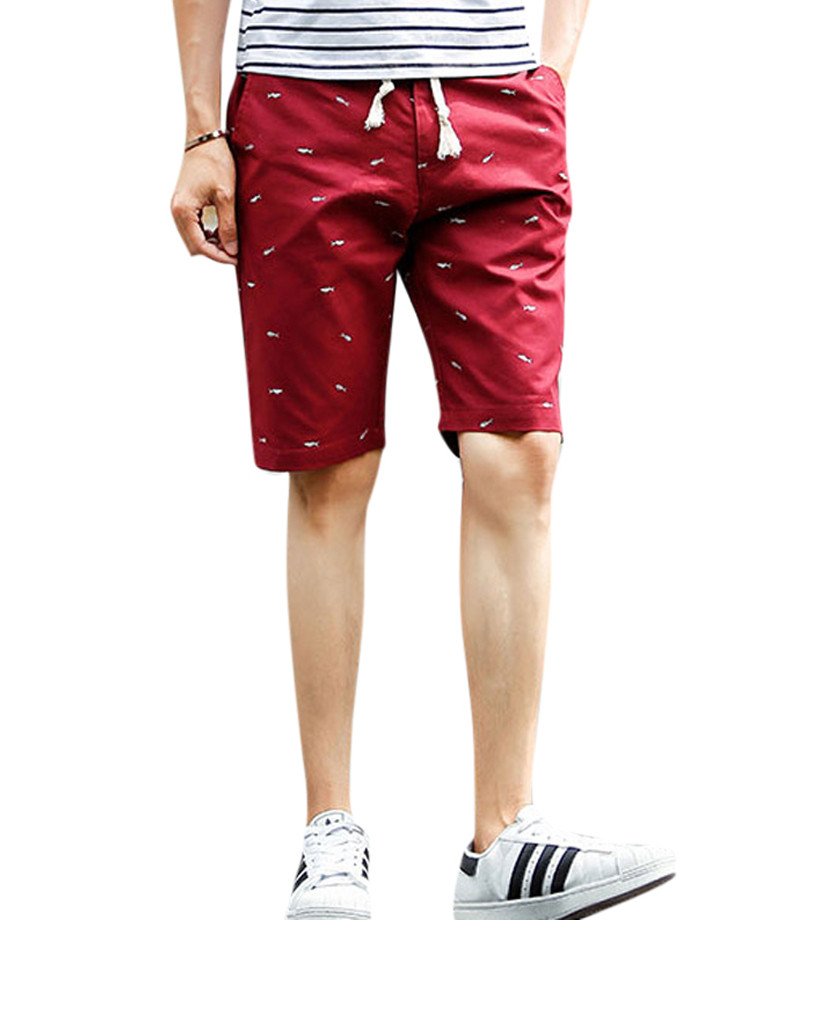 Fishbone Monogram Chino Shorts