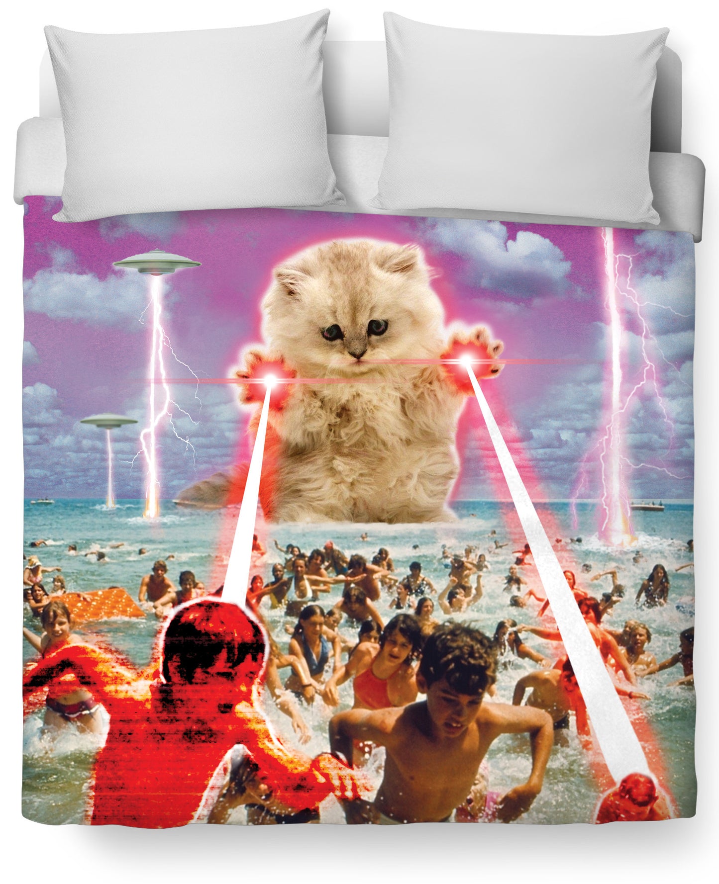 The Kitten No One Loved Duvet Cover