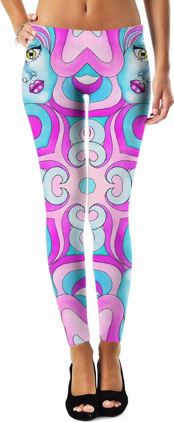Bubbe Girl Mandala Leggings