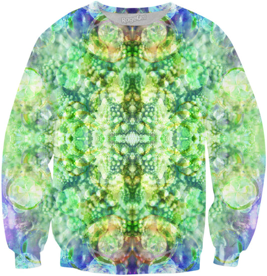 Fractal  Bubble Diamonds God 7 Sweatshirt