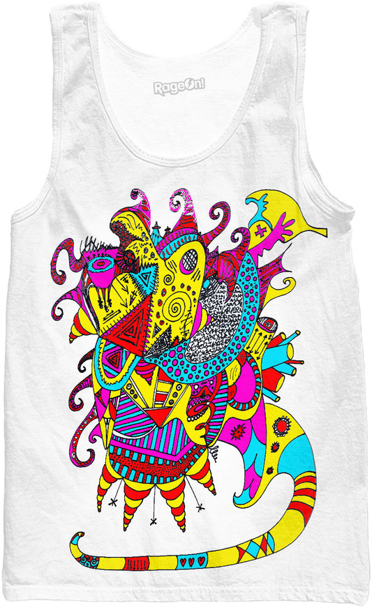 Neon Masquerade Tank Top