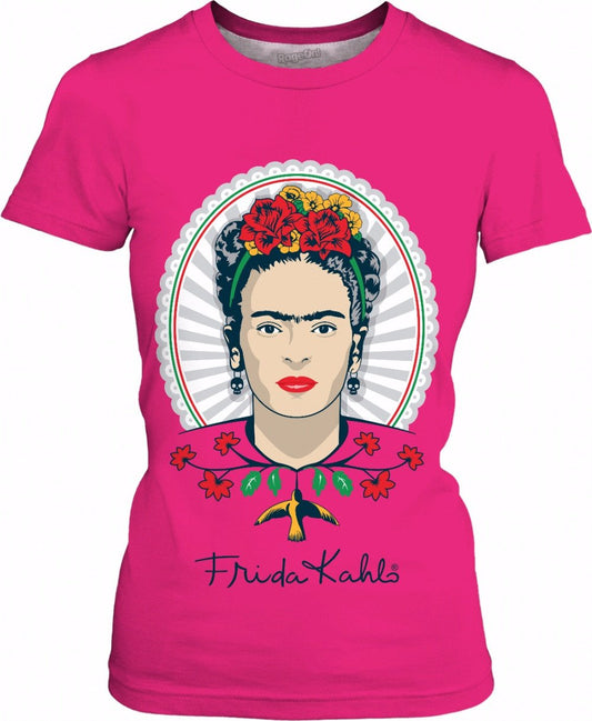 Frida Kahlo Pink Women's T-Shirt