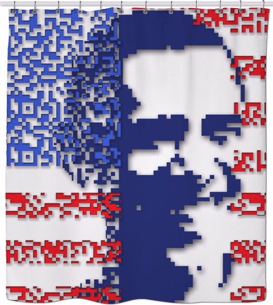 BON CYBER OBAMA Shower Curtain