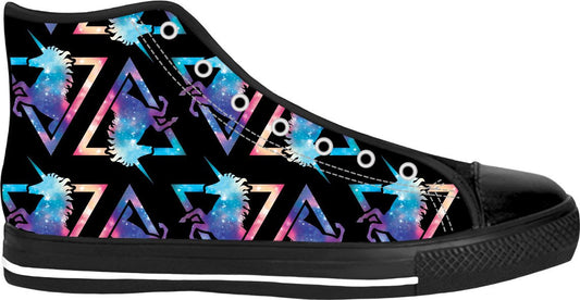 Galaxy Unicorn Pattern Shoes