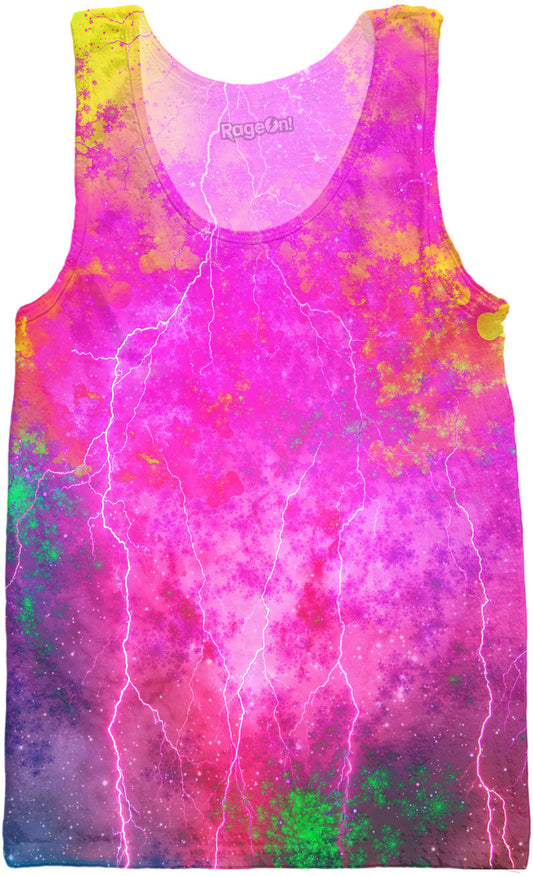 Blue And Pink Prophecy Tank Top 2