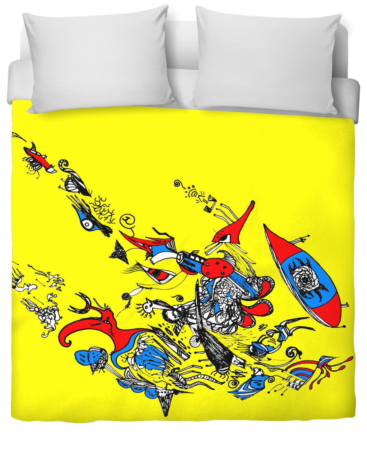 Blowing Away Duvet Cover
