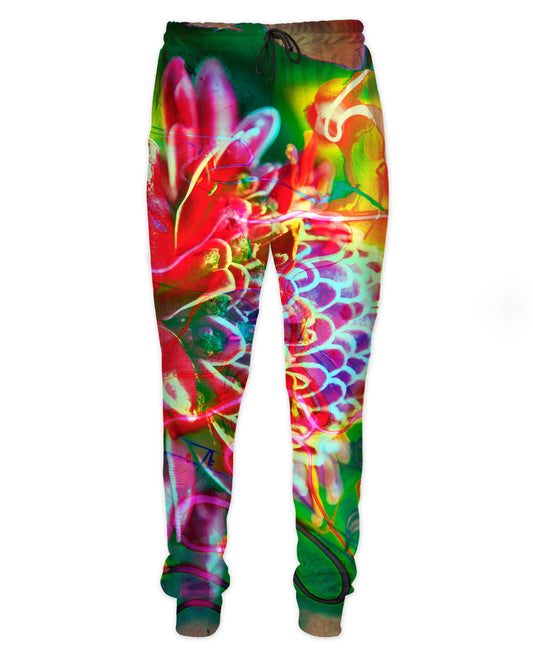 Rainforest Flower Abstract Remix G Joggers