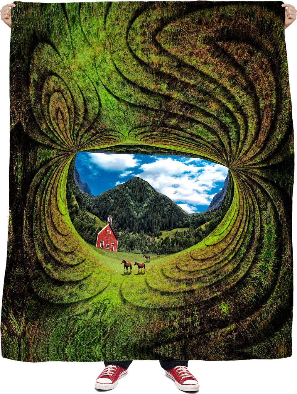 Vermont Portal  Fleece Blanket