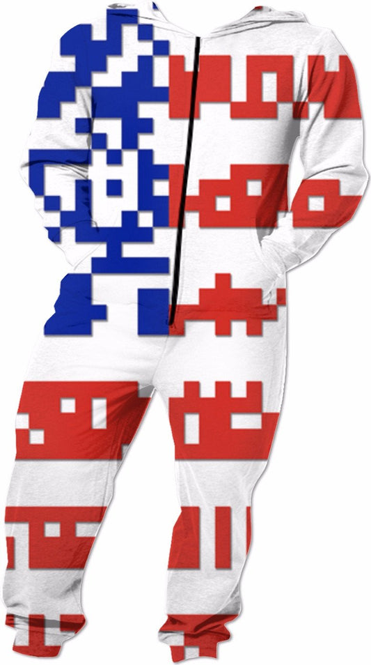 BON CYBER FLAG Onesie