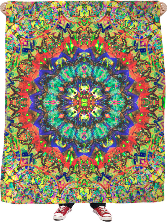 Magical Butterfly Portal Fleece Blanket