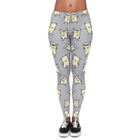 Dancing Pug Leggings