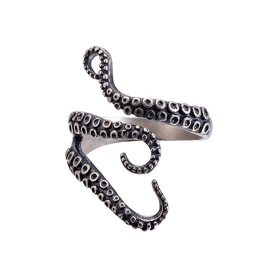 Titanium Tentacles Ring